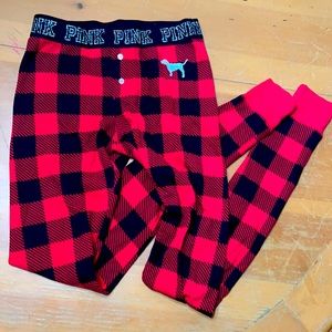 Victoria secret PINK vintage Christmas pj leggings